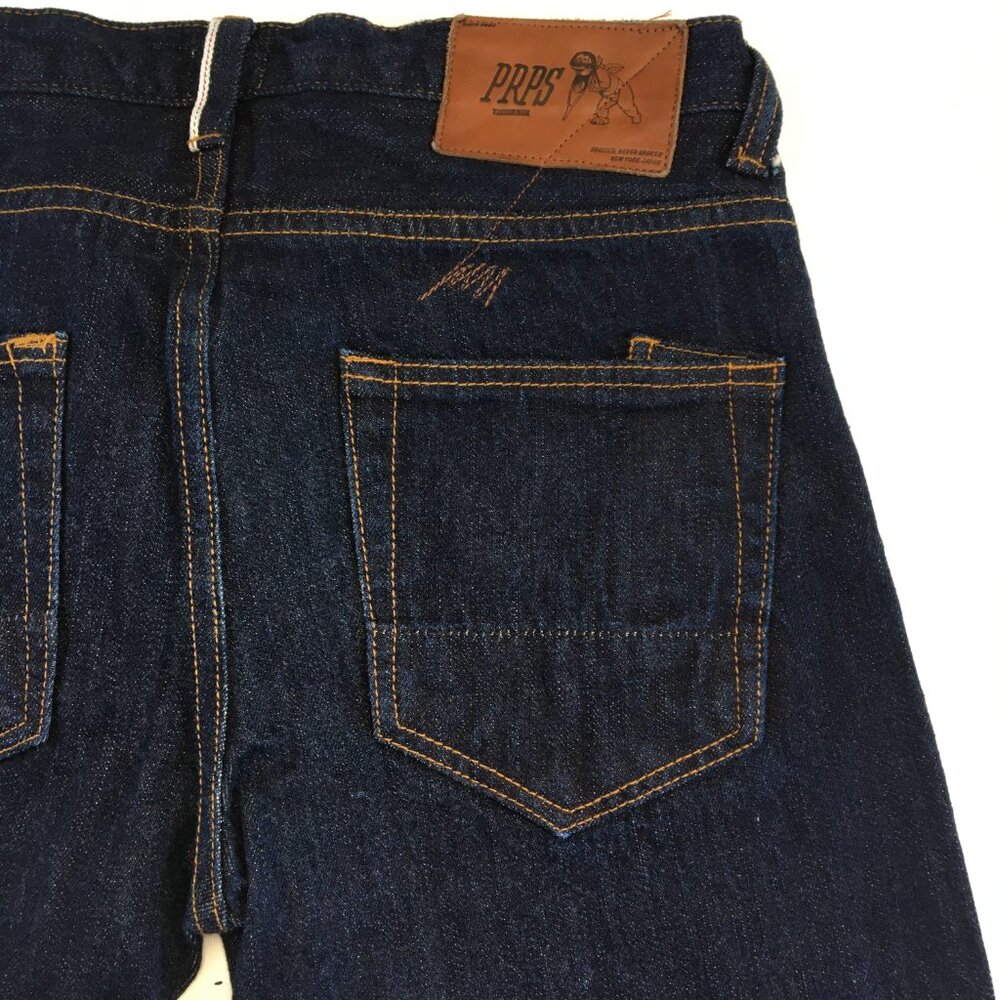 PSPS Skinny Fit Button Fly Selvedge Jeans 32